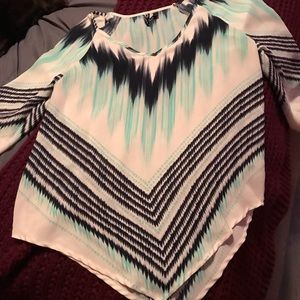 Colorful blouse size small!